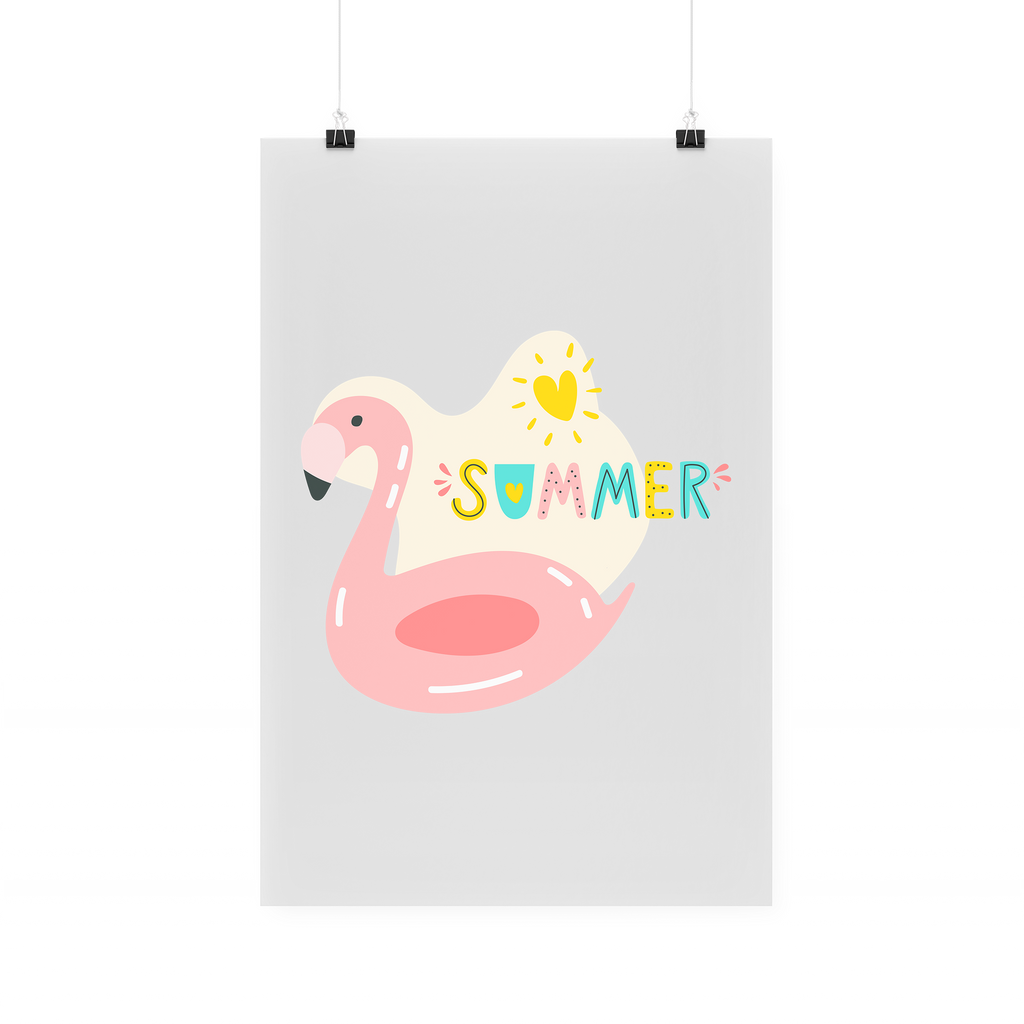 Bügelbild "Summer Flamingo"