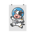 Bügelbild "Astronaut Kuh"
