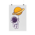Bügelbild "Astronaut Luftballon Planet"