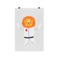 Bügelbild "Astronaut Löwe"