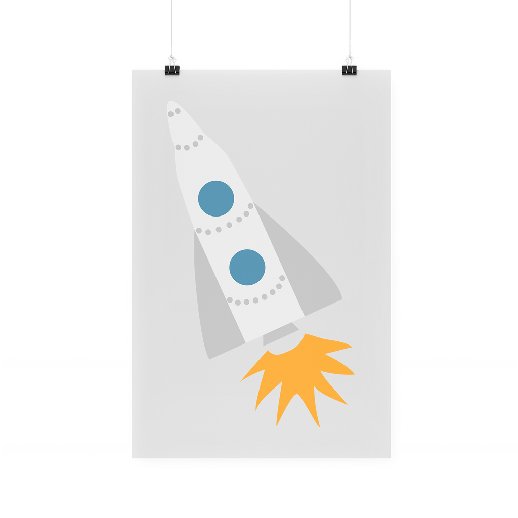 Bügelbild "Rakete"