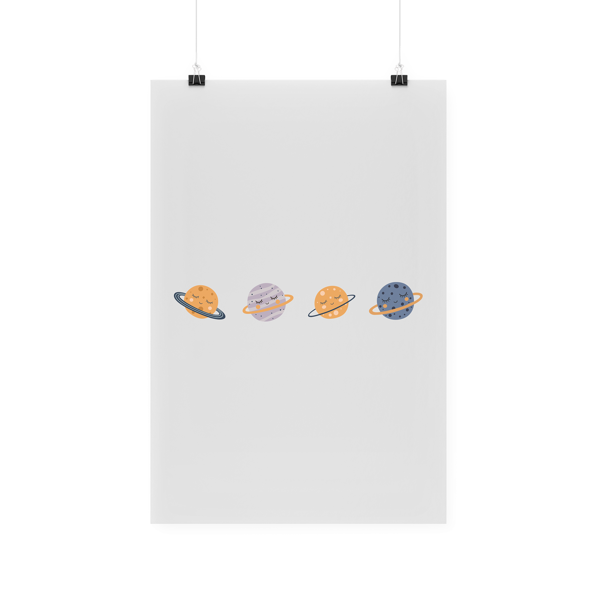Bügelbild "Sleepy Planets"