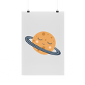Bügelbild "Sleepy Planets orange"