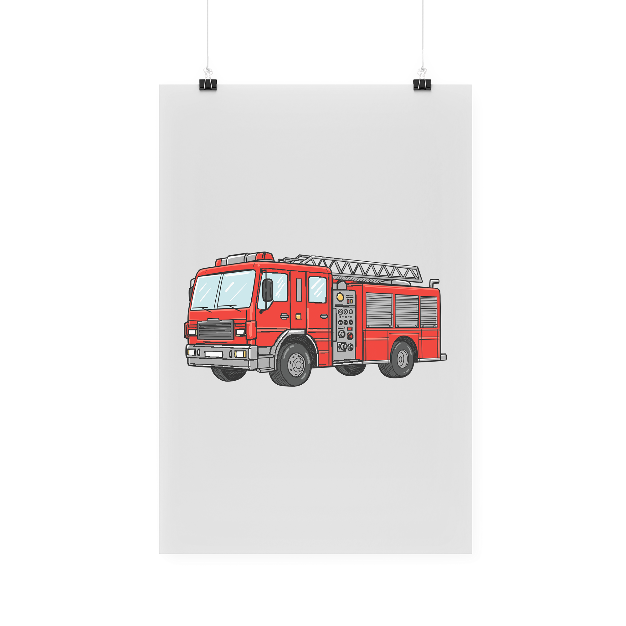 Bügelbild "Feuerwehr"