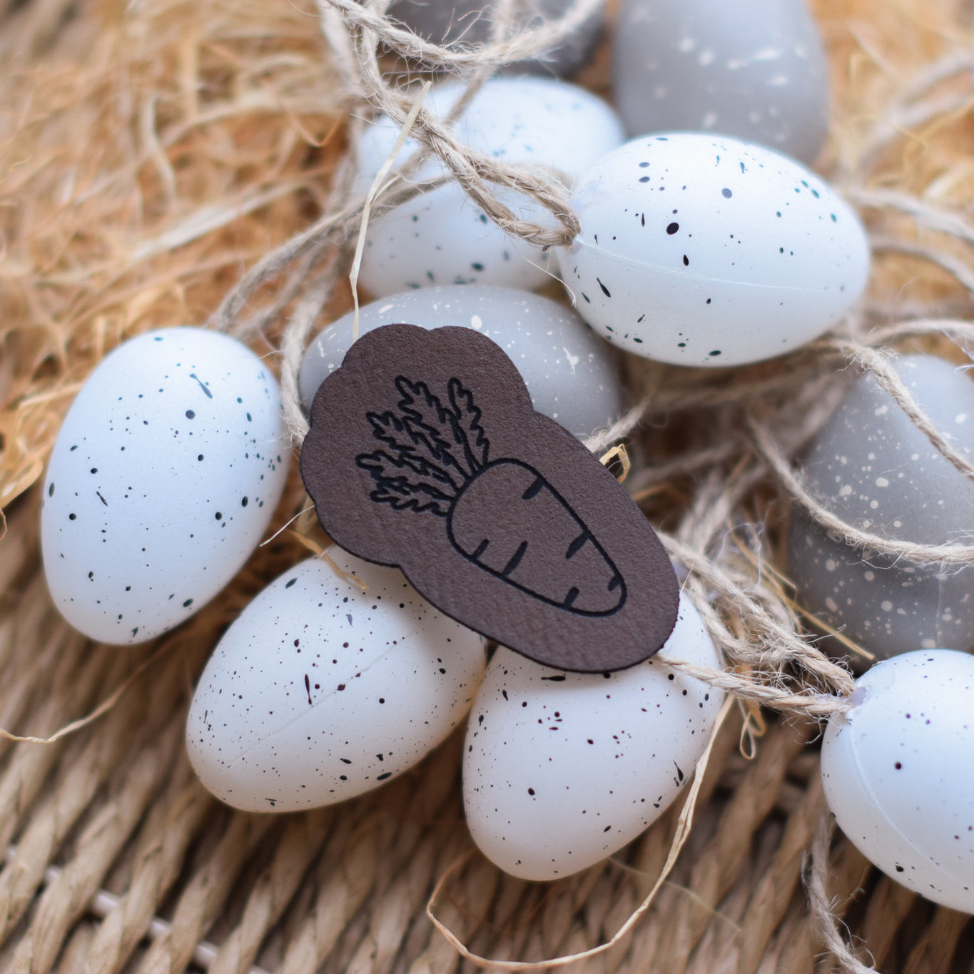 Kunstlederlabel "Karotte"