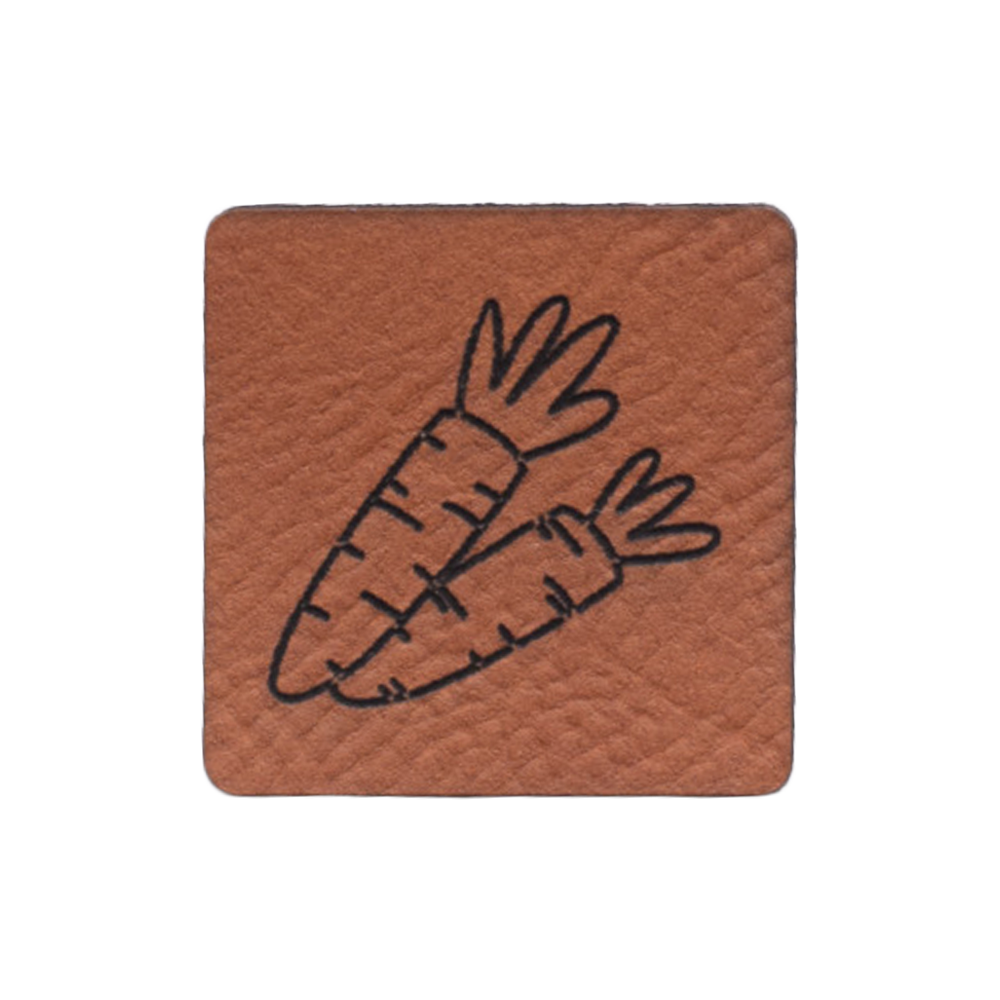 Kunstlederlabel "Karotten"