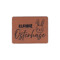 Kunstlederlabel "Kleiner Osterhase"