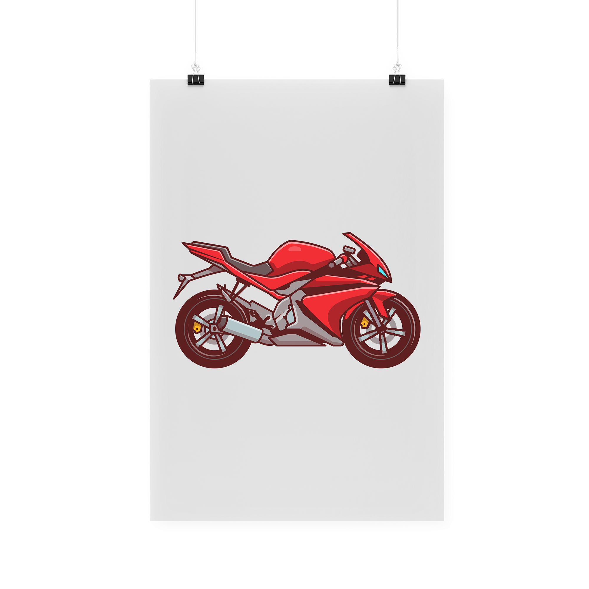 Bügelbild "Motorrad"