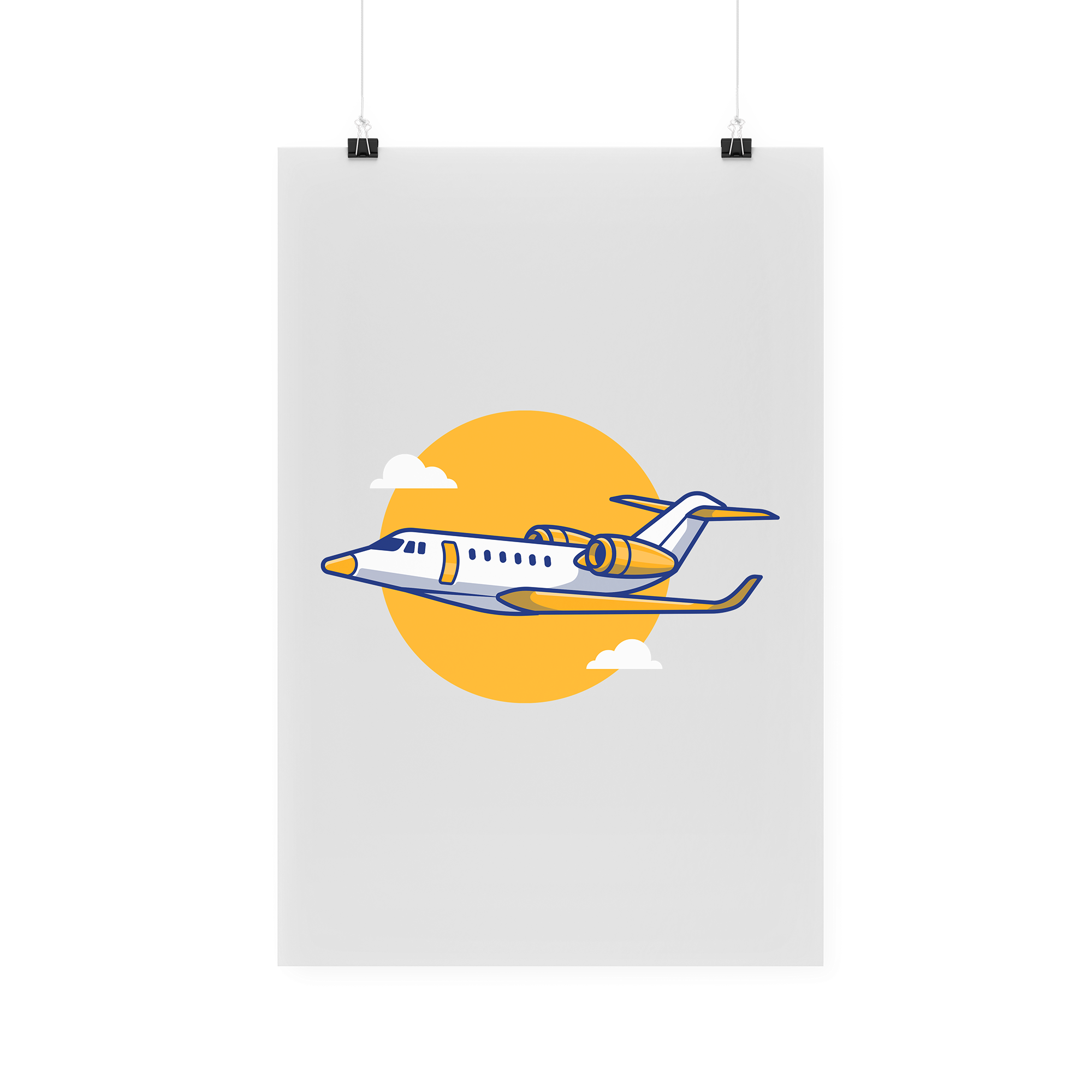Bügelbild "Flugzeug"