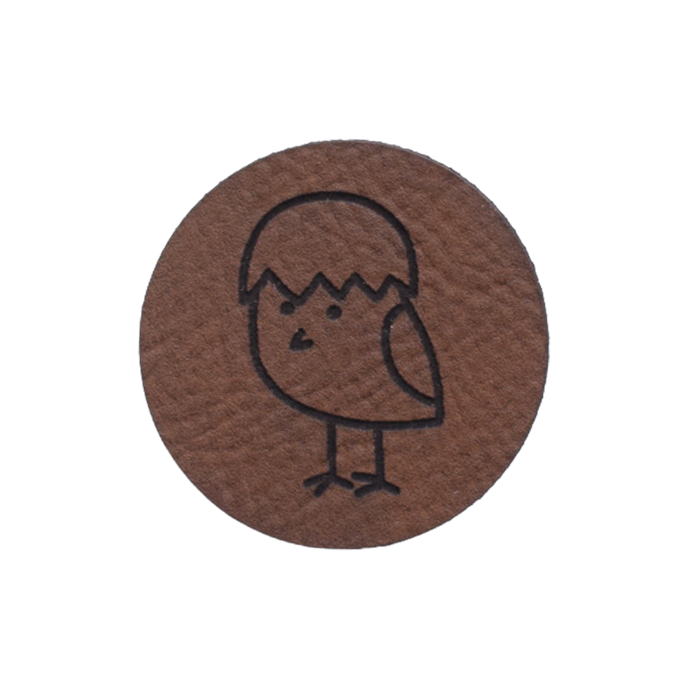 Kunstlederlabel "Küken"