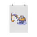 Bügelbild "Bagger"
