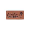 Kunstlederlabel "Frohe Ostern - Karotte"