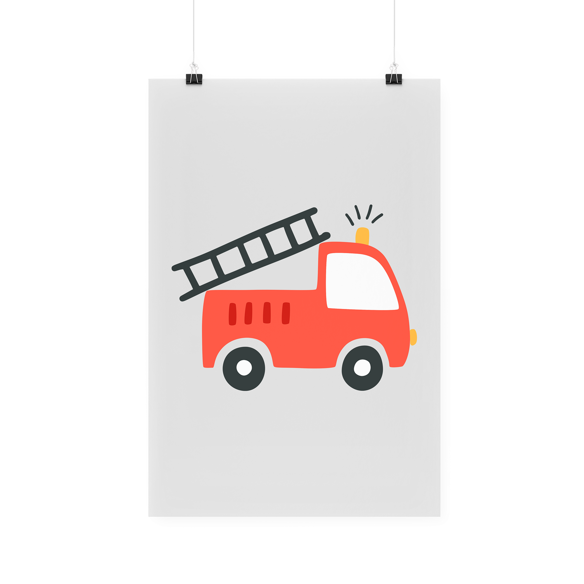 Bügelbild "Feuerwehr"