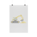 Bügelbild "Bagger"