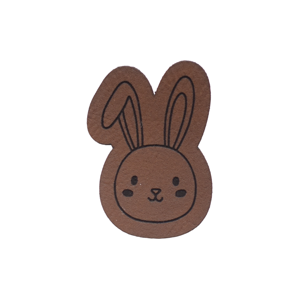 Kunstlederlabel "Hase"