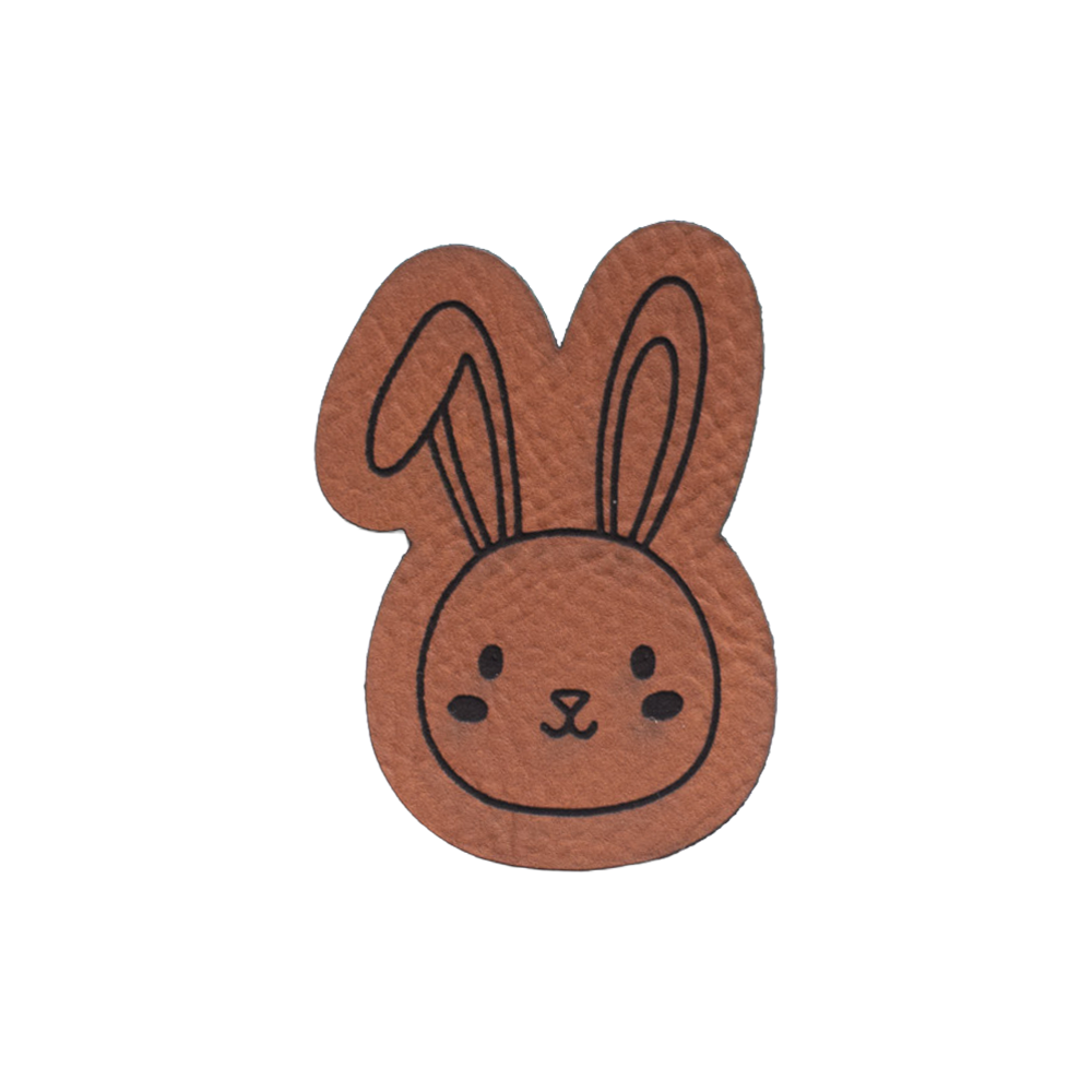 Kunstlederlabel "Hase"