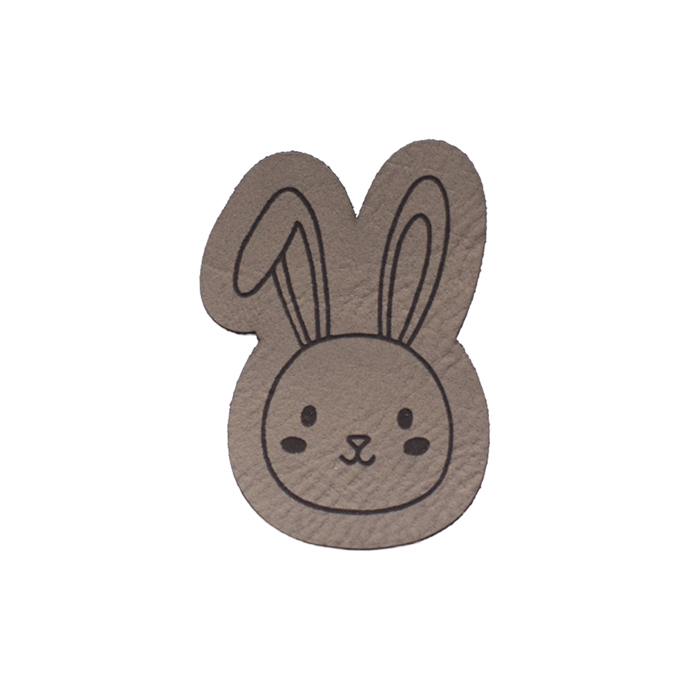 Kunstlederlabel "Hase"