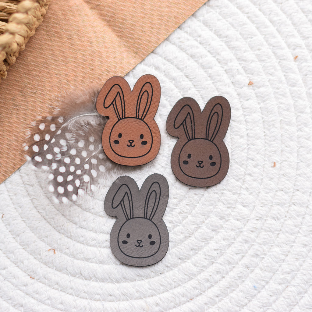 Kunstlederlabel "Hase"