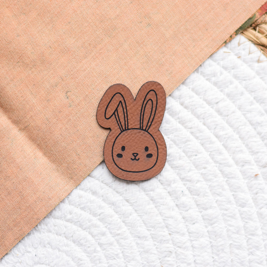 Kunstlederlabel "Hase"