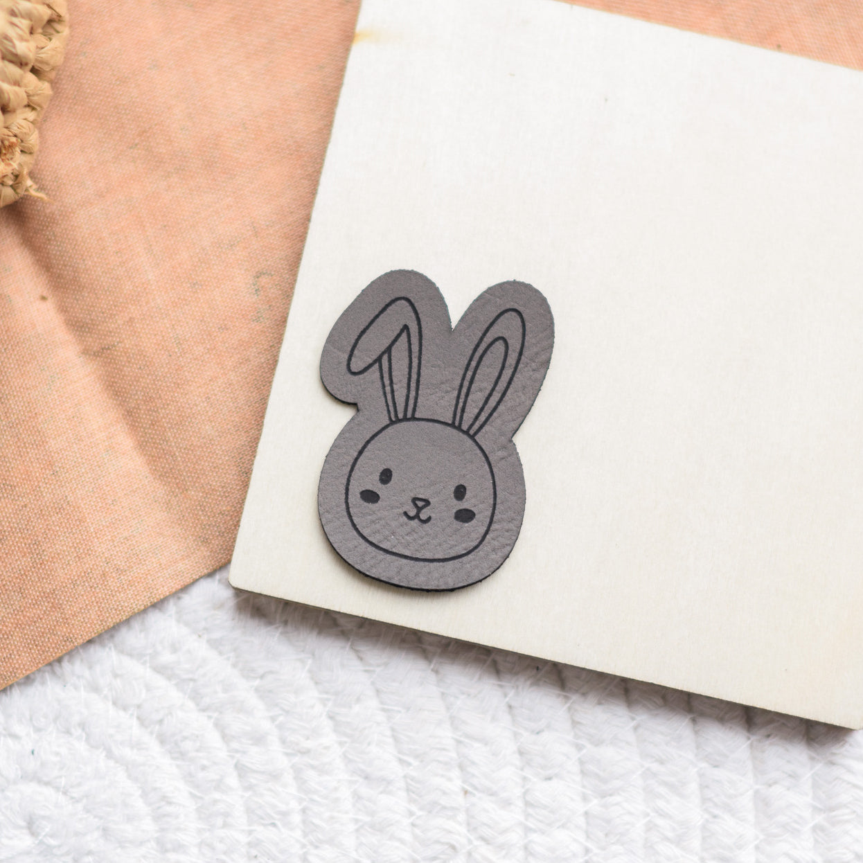 Kunstlederlabel "Hase"