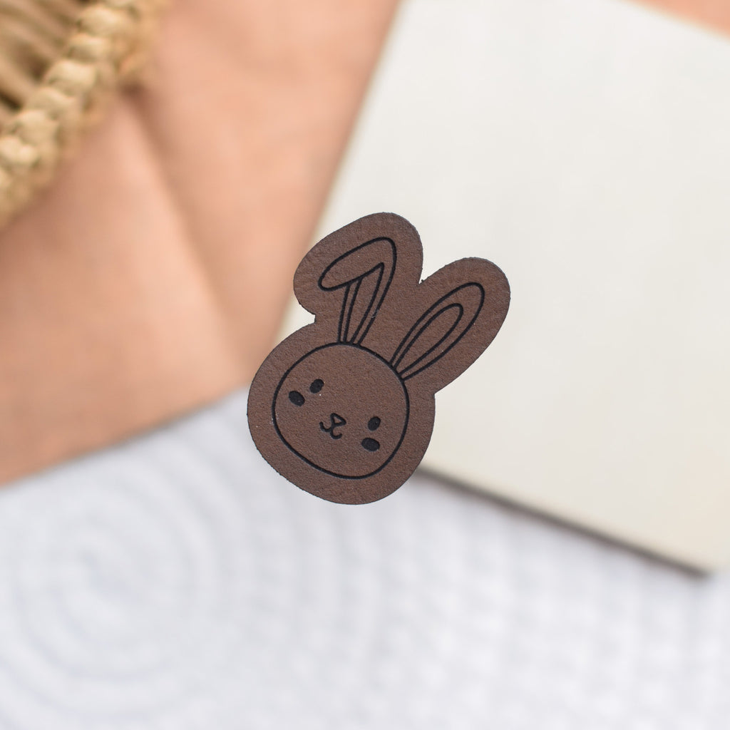 Kunstlederlabel "Hase"