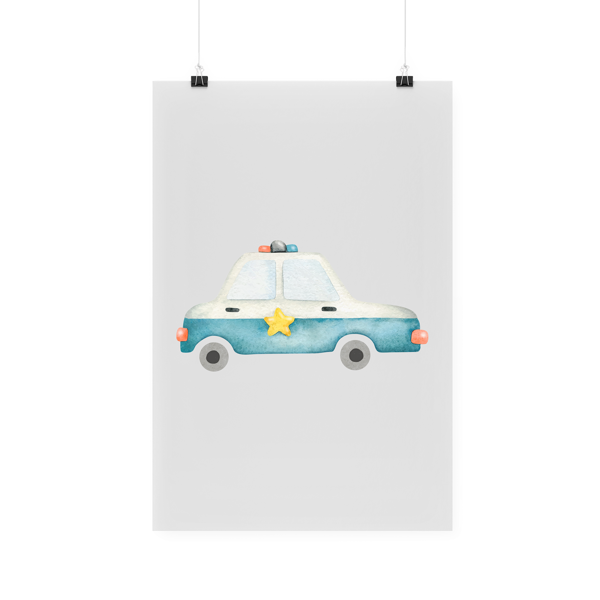 Bügelbild "Polizei"