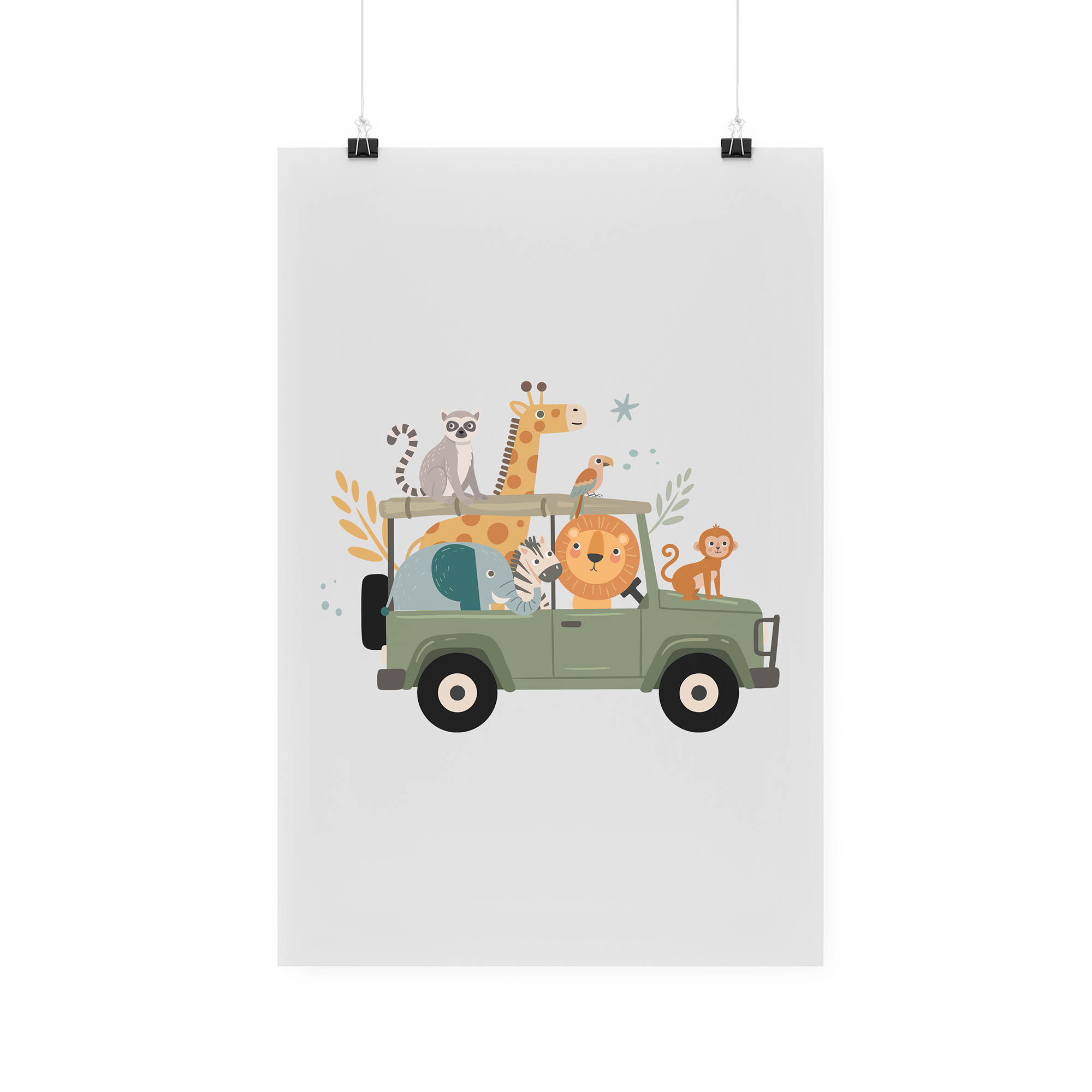 Bügelbild "Safari"