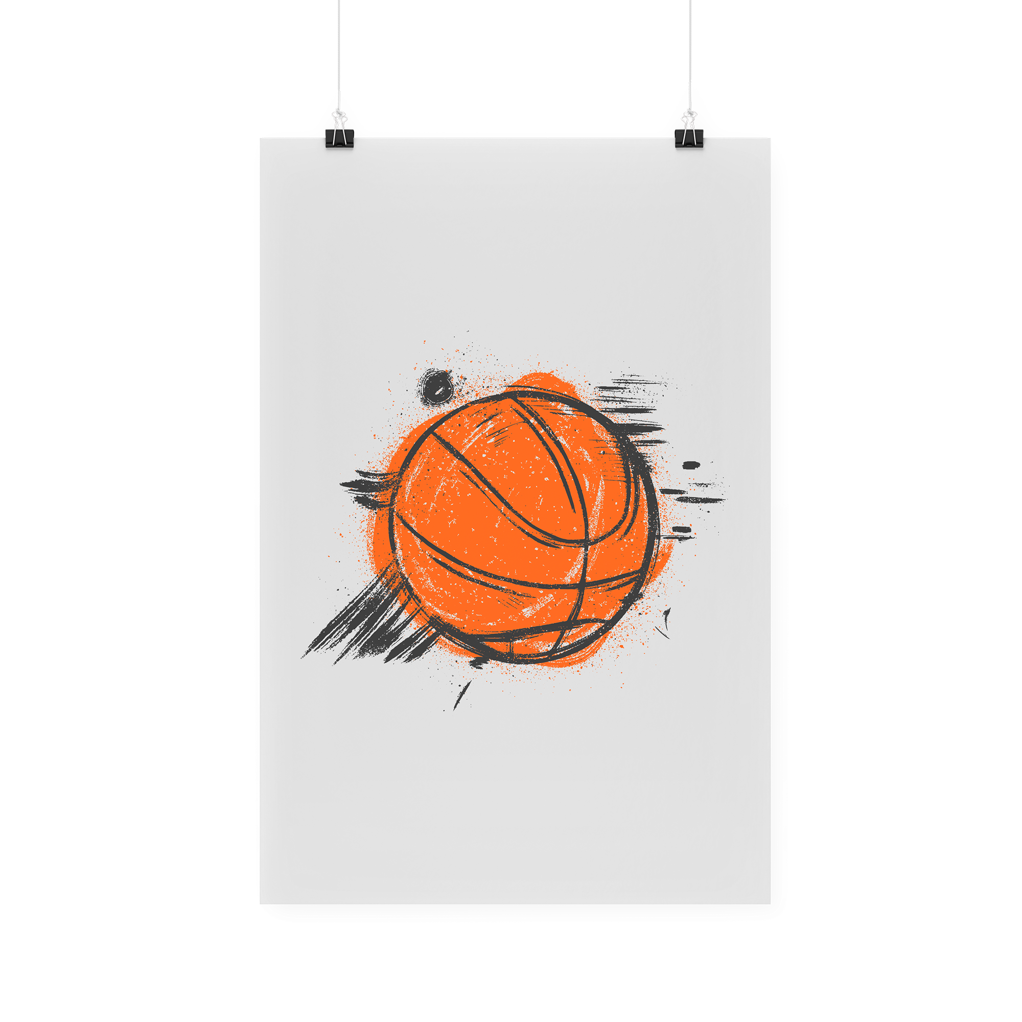 Bügelbild "Basketball"
