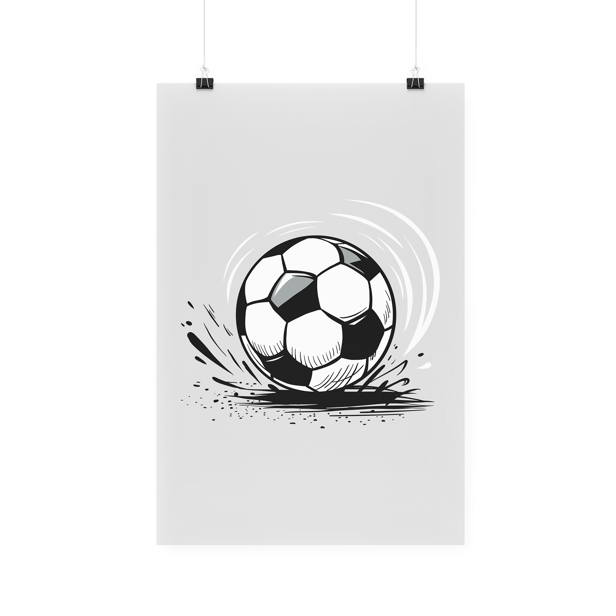 Bügelbild "Fußball"