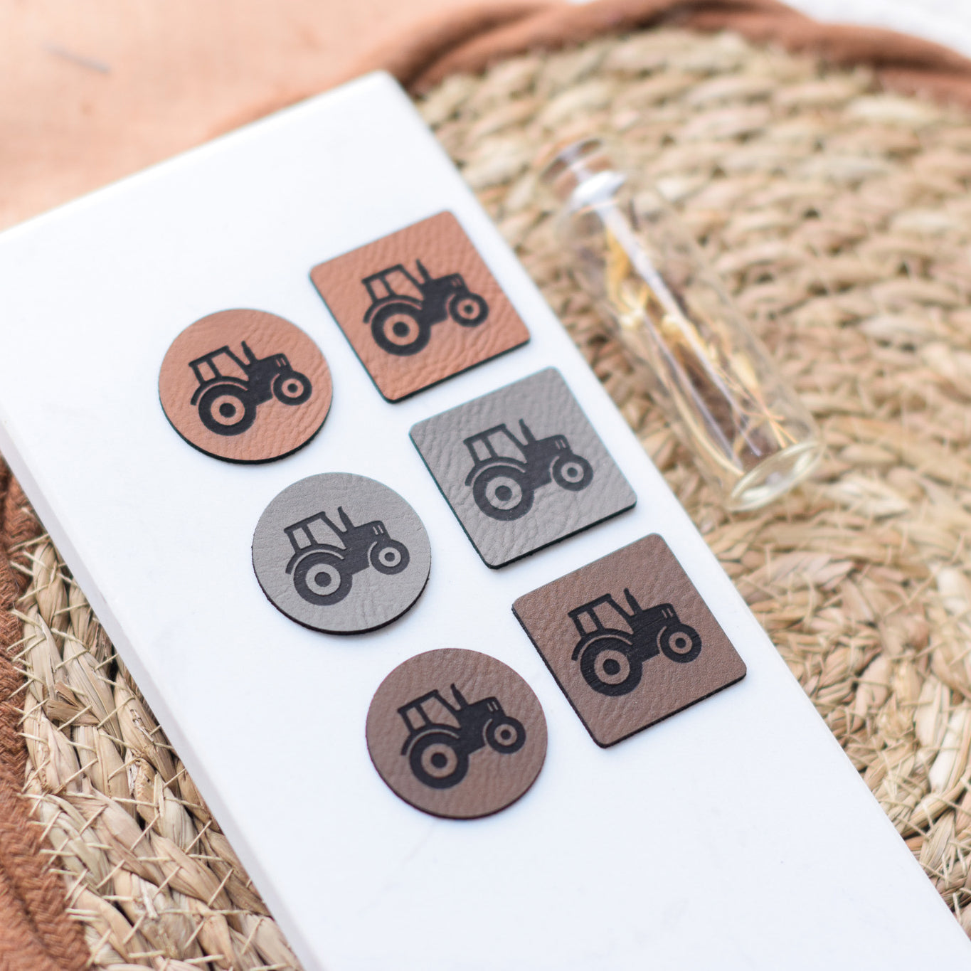 Kunstlederlabel "Traktor"