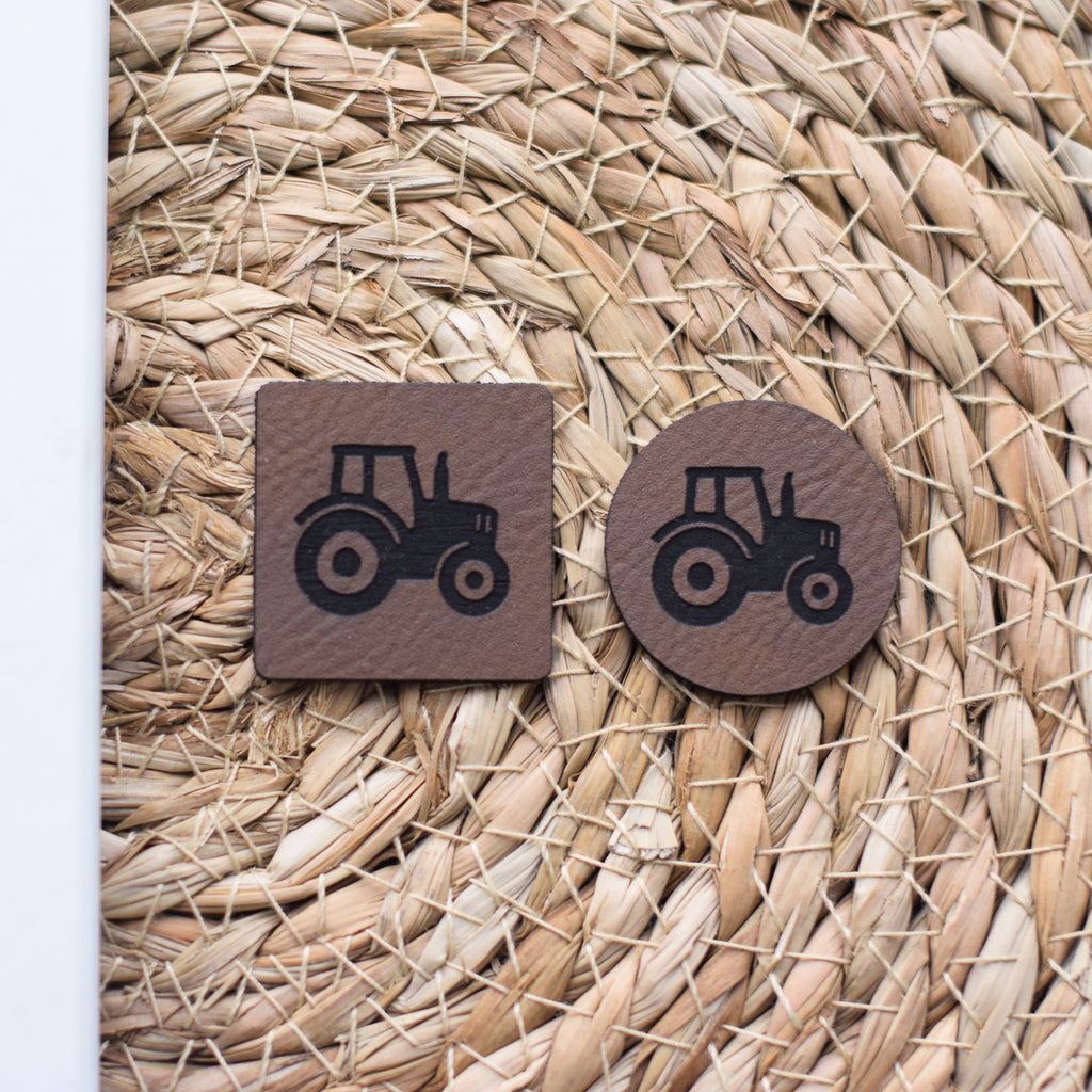 Kunstlederlabel "Traktor"