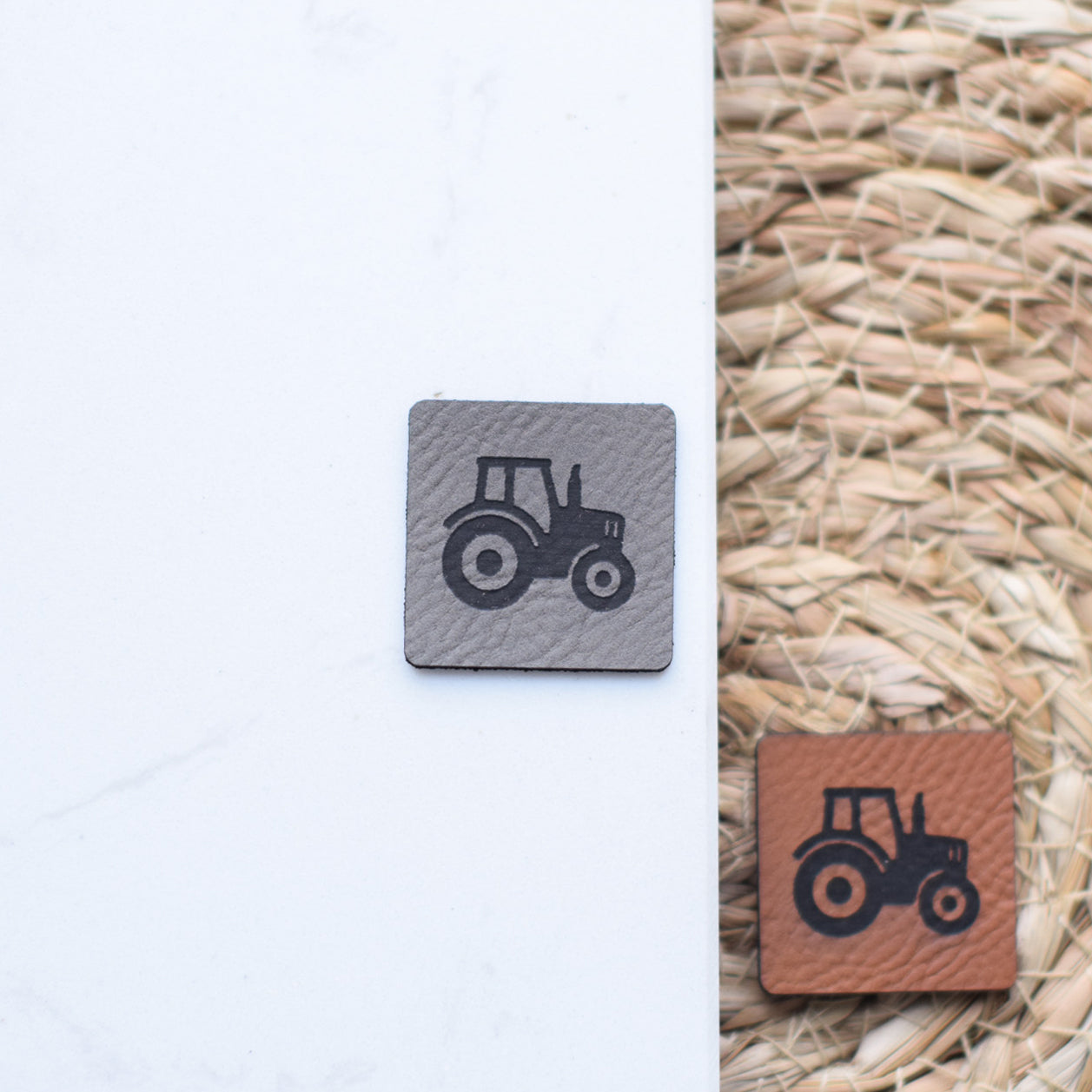 Kunstlederlabel "Traktor"