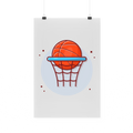 Bügelbild "Basketball Korb"
