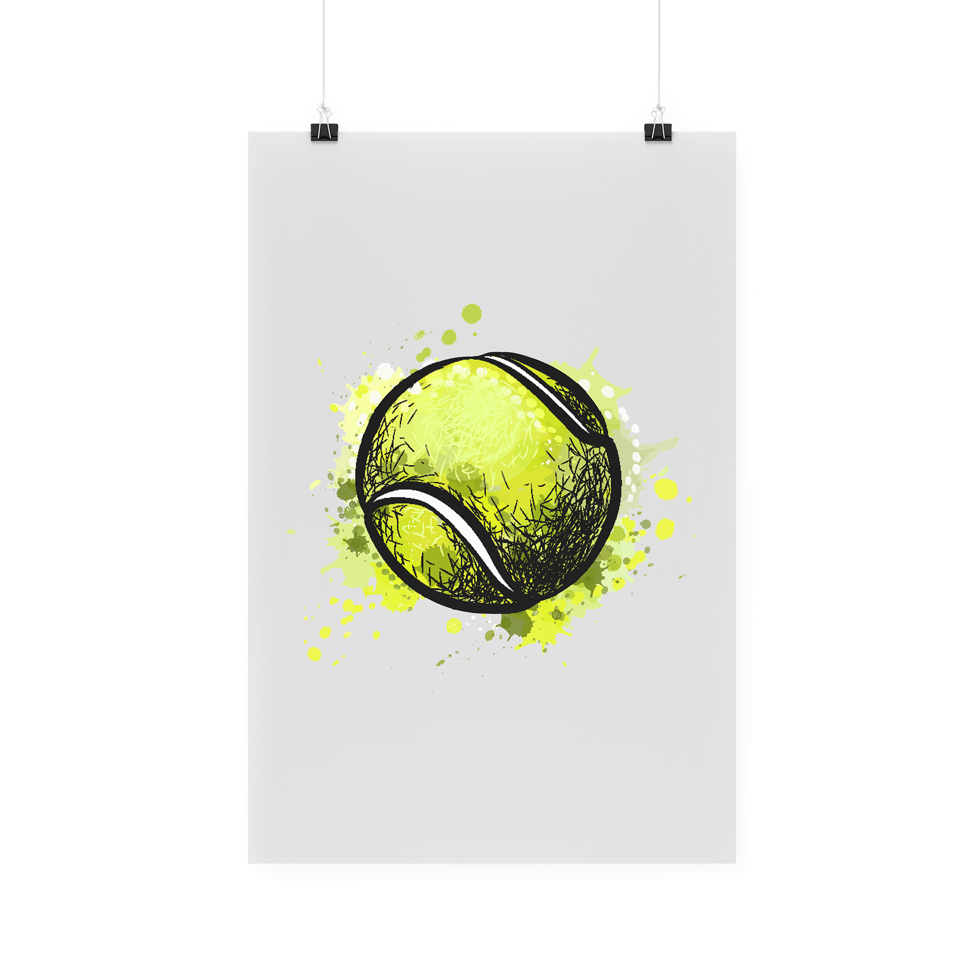 Bügelbild "Tennis"