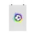 Bügelbild "Bunter Fußball"