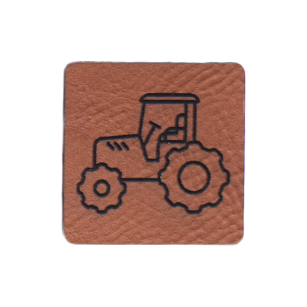 Kunstlederlabel "Traktor"