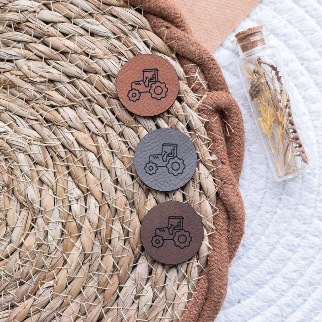 Kunstlederlabel "Traktor"