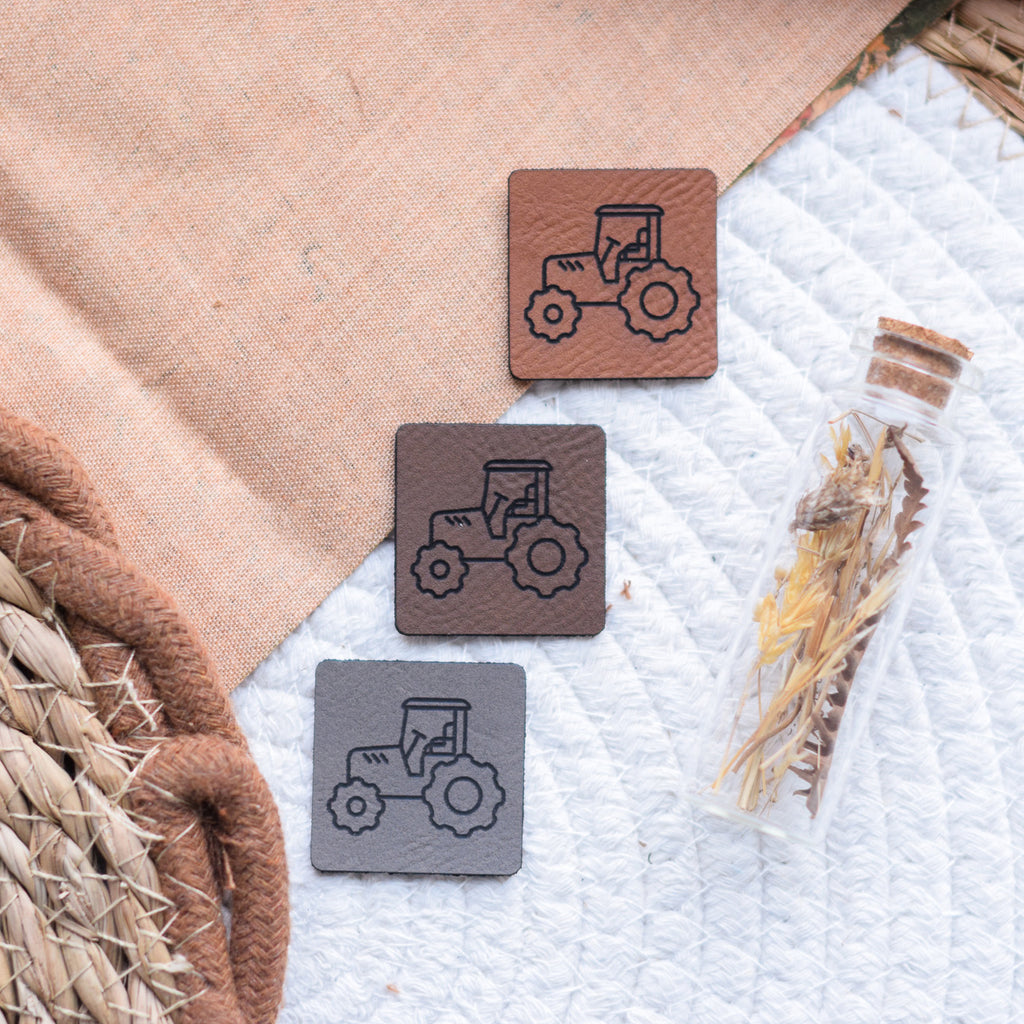 Kunstlederlabel "Traktor"