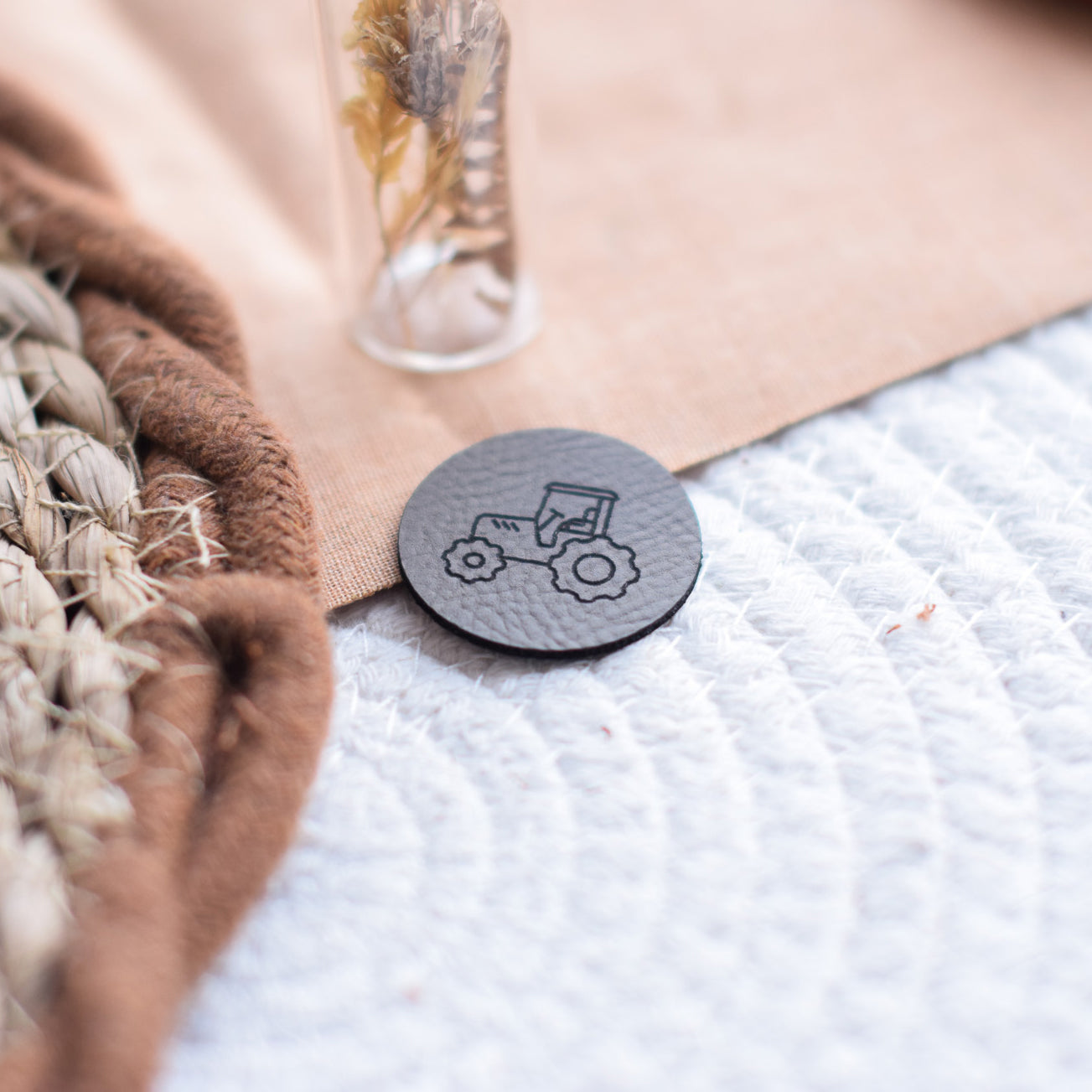 Kunstlederlabel "Traktor"