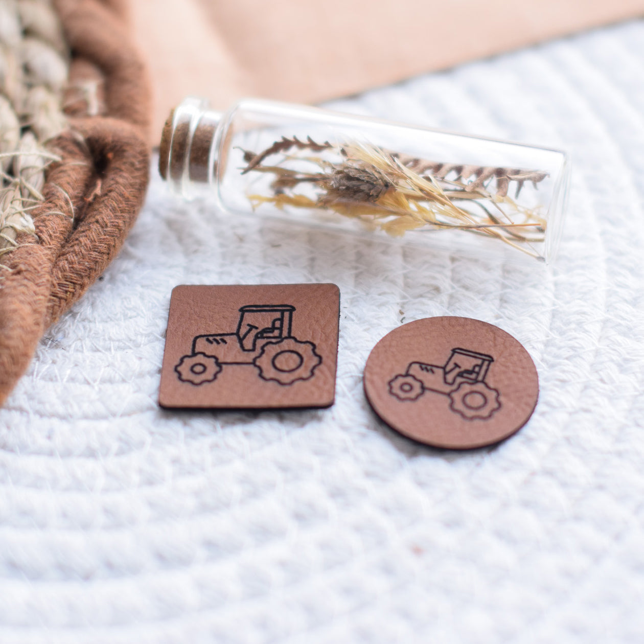 Kunstlederlabel "Traktor"