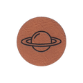 Kunstlederlabel "Planet"