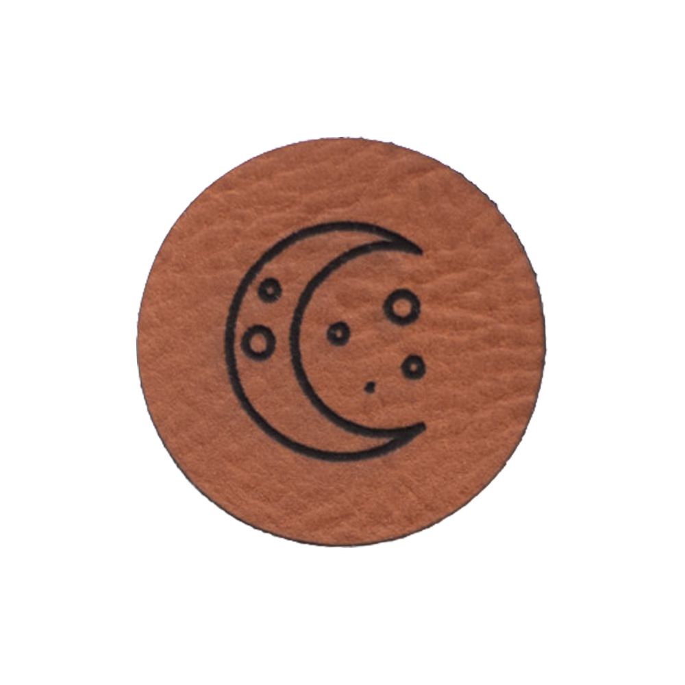 Kunstlederlabel "Mond"