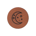 Kunstlederlabel "Mond"