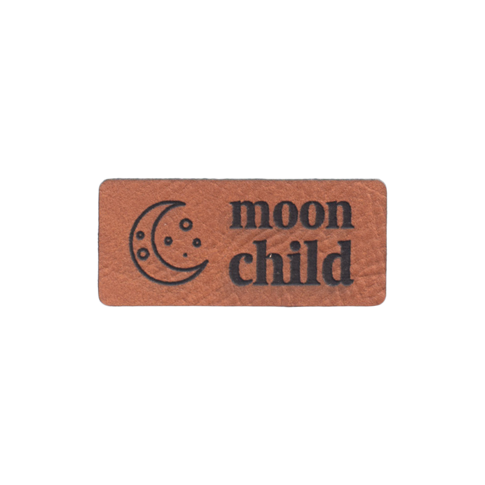 Kunstlederlabel "moonchild"
