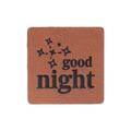 Kunstlederlabel "good night - Sterne"
