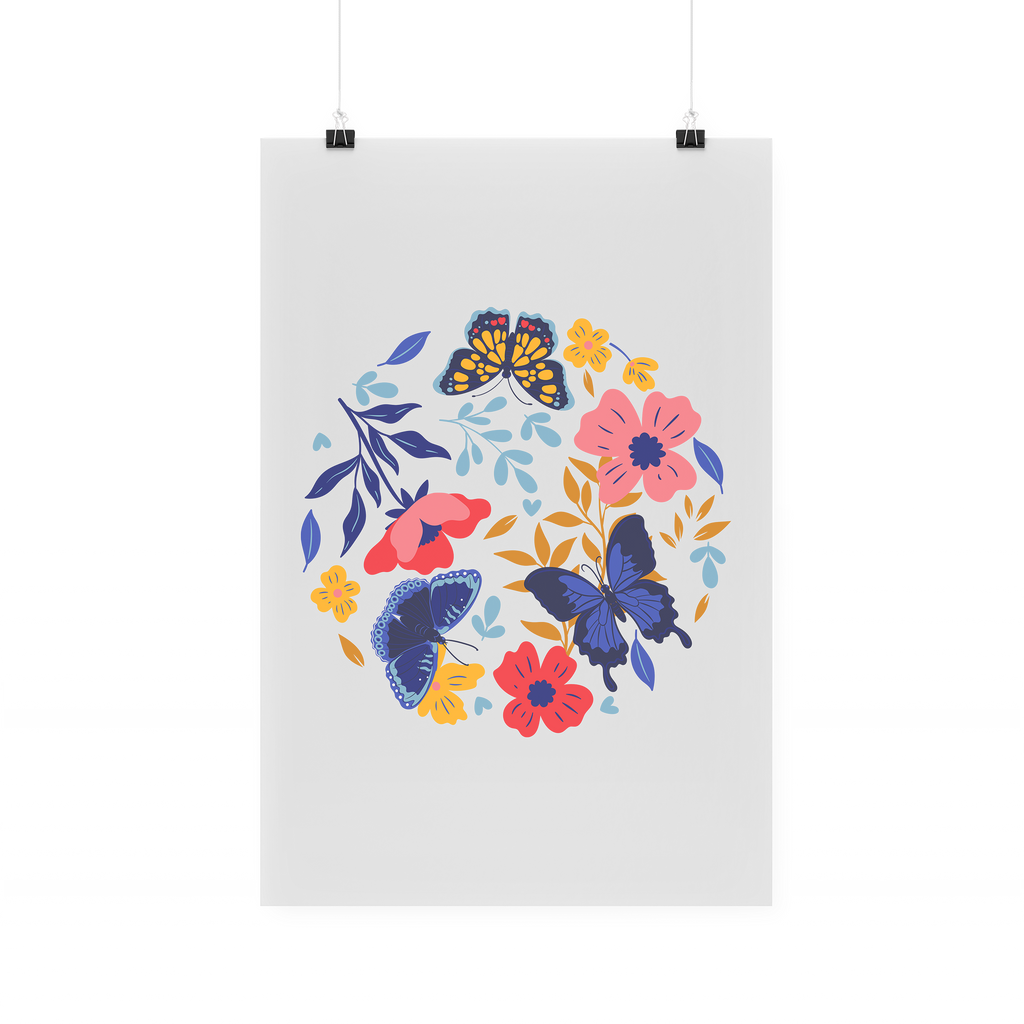 Bügelbild "Blumenkreis"