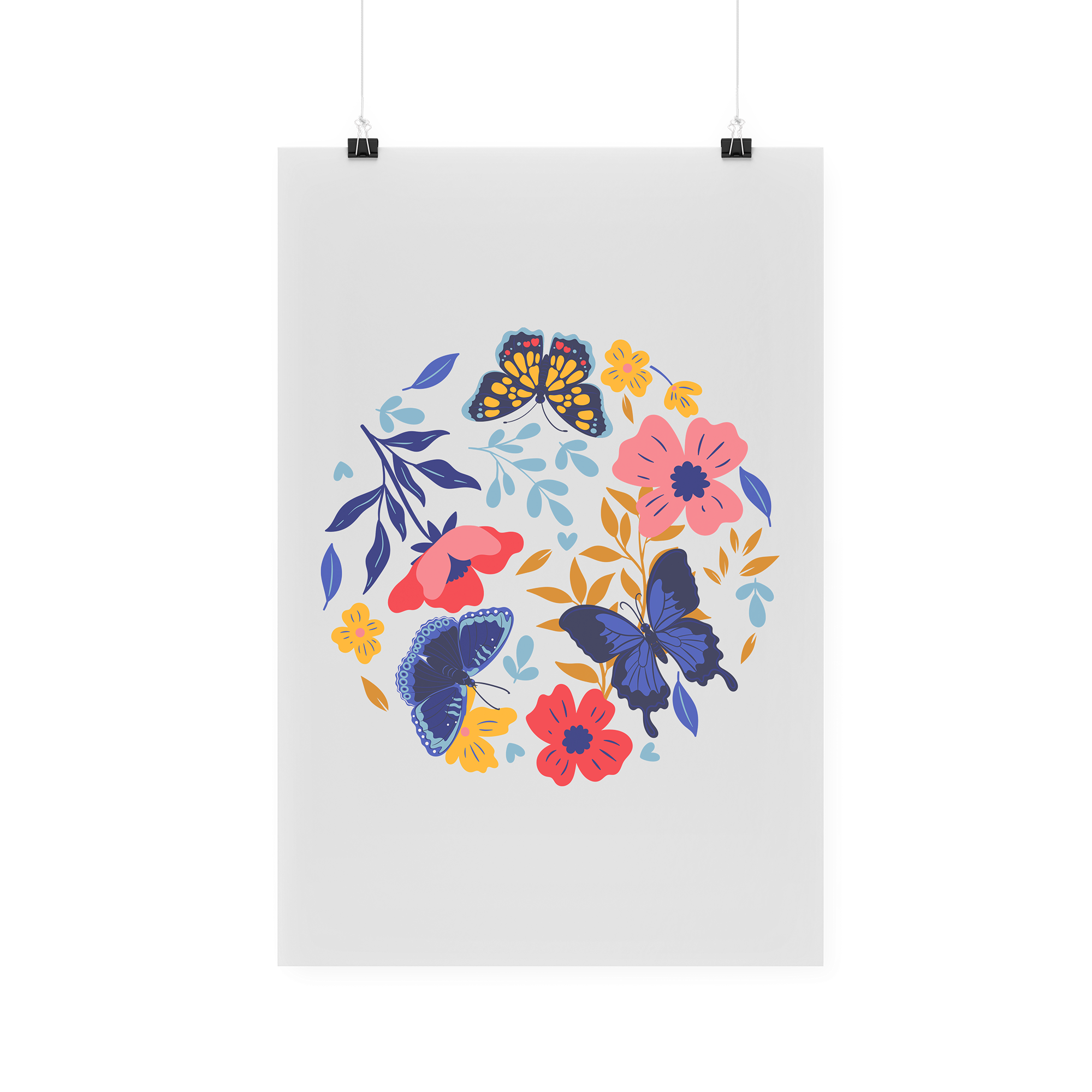Bügelbild "Blumenkreis"