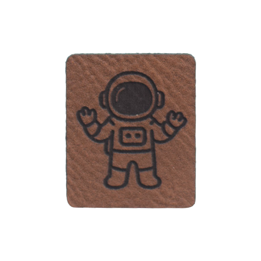 Kunstlederlabel "Astronaut"