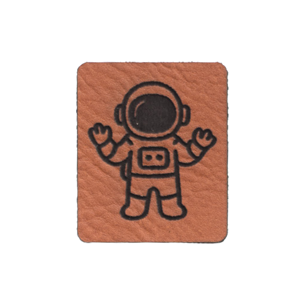 Kunstlederlabel "Astronaut"