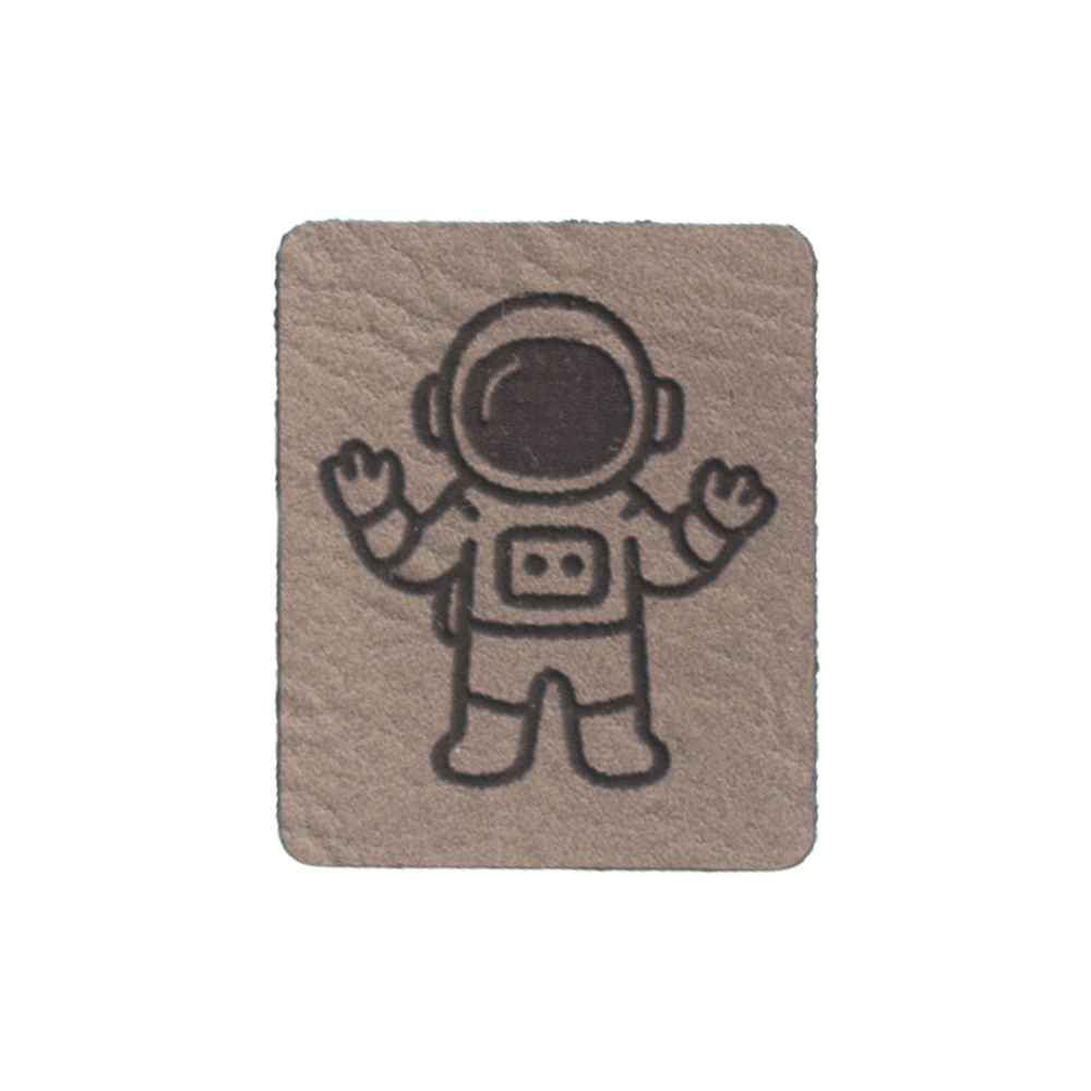 Kunstlederlabel "Astronaut"